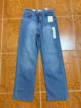 Classic Straight-Leg Blue Jeans